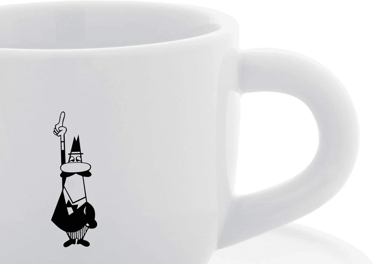 Bialetti Cups Porcelain Coffee Cup, White