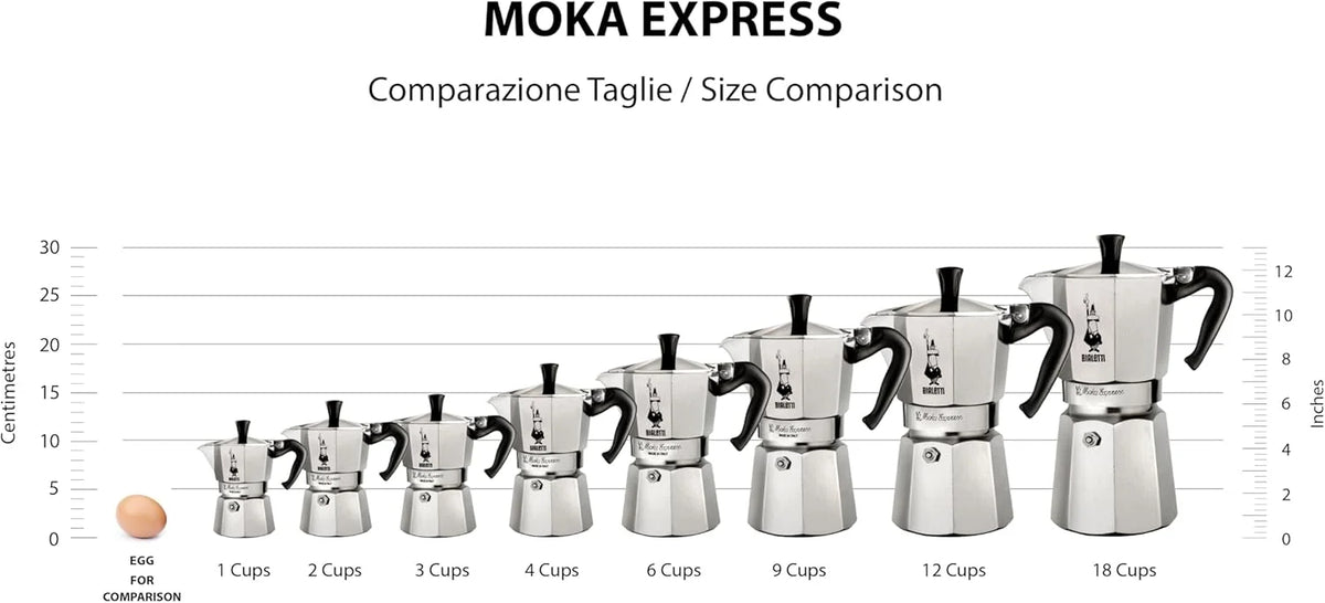 Bialetti 4942 Moka Express Espresso Maker, Makes 3 Cups, Red