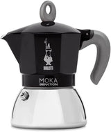 Bialetti - Moka Induction, Moka Pot, Suitable for all Types of Hobs, 2 Cups Espresso (3.4 Oz), Black