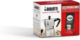 Bialetti 6 Cup Moka Pot and Coffee Ground Bundle 8.8oz Bag with Medium Roast Italian Ground Blend - Stovetop Espresso Maker Morning Brew Barista Style Café Home Brewing Daily Use Kitchen Appliance Set